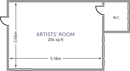 Conway Hall Artists Room