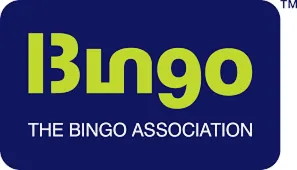 The Bingo Association logo, green & white writing