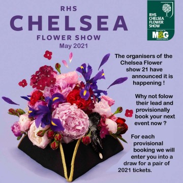 RHS Chelsea Show, May 2021, offer