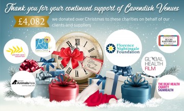 We donated £4,082 to these charities over Christmas