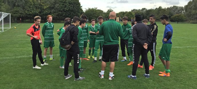 Interwood FC - Post match debrief with coach Dave and Danny Bailey