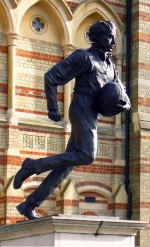 Rugby statue