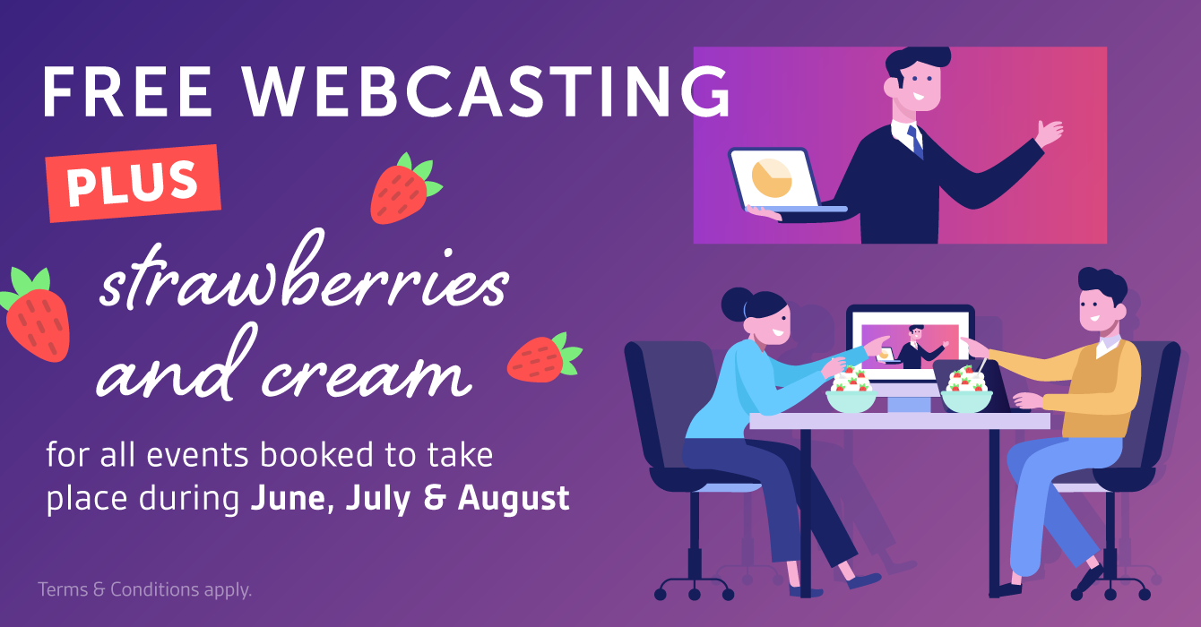 Free Webcasting over Summer 2020
