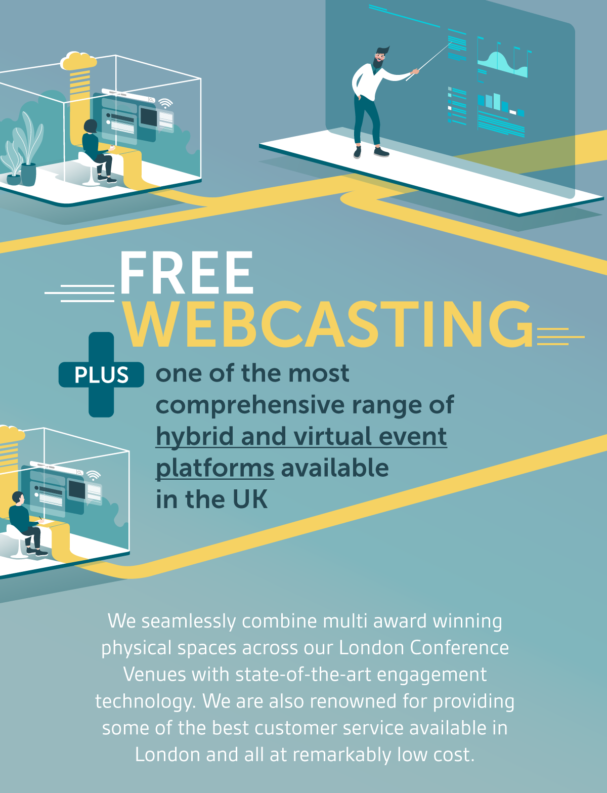 Free Webcasting – Hybrid & Virtual Events