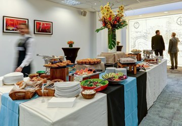 Catering at the America Square venue, London